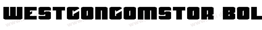 WestconComstor Bold字体转换 WestconComstor Bold字体转换